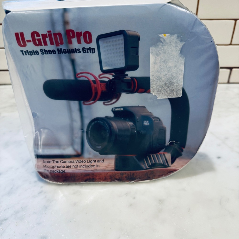 Ulanzi U-Grip Pro Camera Stabilizing Action Grip Triple Shoe Mounts